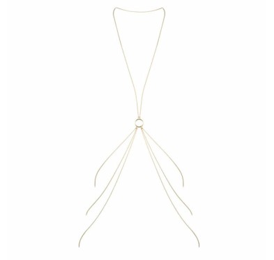 Łańcuszki na ciało ósemka - Bijoux Indiscrets Magnifique 8 Body Chain Gold